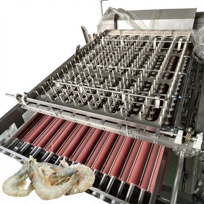 Bom preço Fabricado na China Peelers de camarão 380V Separador de pele de camarão Máquina de remoção de casca de camarão na produção de camarão Remover de casca de camarão on-line