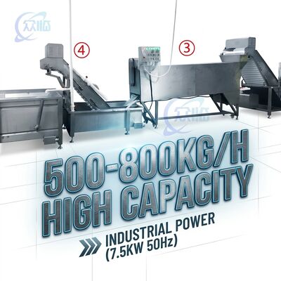 Bom preço Máquina de Triagem de Cabeça de Camarão com Velocidade Ajustável Anti Corrosiva SUS316 2500-3000KG 3.0KW 380V on-line