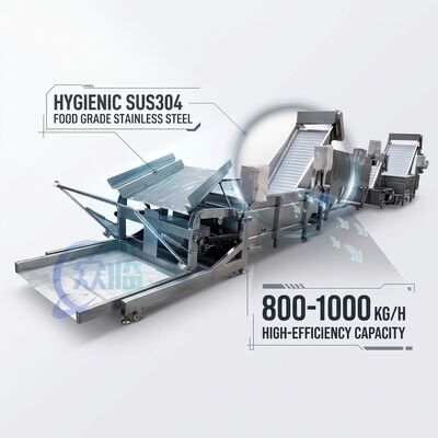 Bom preço Smart Shrimp Processing Equipment SUS316 2000-2500KG 2.2KW 50Hz For Seafood Factory on-line