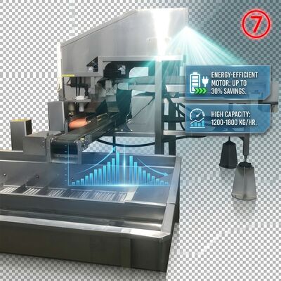 Bom preço Separador de Cabeça e Corpo de Camarão Alimentado por 380V Anti Corrosivo SUS316 1000-1500KG 9.0KW 440V on-line
