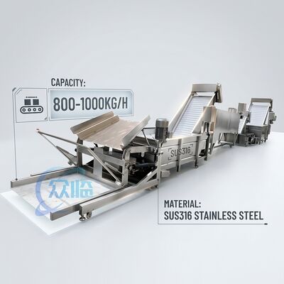 Bom preço Equipamento Inteligente de Processamento de Camarão SUS316 500-800KG 3.0KW 50Hz Para Fazenda de Aquicultura on-line