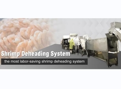 Máquina de descabeçamento de camarão industrial SUS316 Durável para corte de cabeça